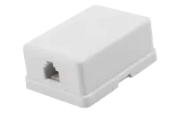 03-0001 Розетка телефонная RJ-14 6P4C открытой проводки