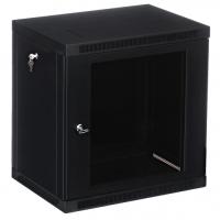 изображениеC126045BWTWOF-RU | Шкаф телекоммуникационный 19 дюймов 12U 600х450мм настенный черный (RUS)