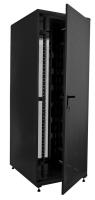 изображениеD4280120BWTWOF | Шкаф телекоммуникационный напольный 42U 19" серверный 800х1200 черный, дверь перфорация
