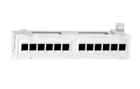 15379 Hyperline PPW-12-8P8C-C5e Патч-панель настенная, 12 портов RJ-45(8P8C), категория 5е, с подставкой