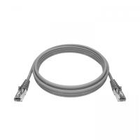 Патч-корд NTSS PREMIUM 2xRJ45/8P8C, T568B FTP 28 AWG CAT6A LSZH 0,5 метра, серый