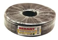 Кабель ККСВ-П+2х0,5 мм, 100 м, черный, REXANT