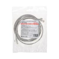 Патч-корд U/UTP, CAT 6A (10G), RJ45-RJ45, 28AWG, LSZH, серый, 3м REXANT