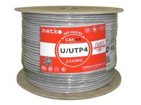 картинка кабель u/utp4 cat.6a, 4 пары 23 awg bc, 305м, одножильный, неэкранированный, с крестовиной, 305м, fluke test, netko expert скс