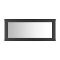 Секция крыши системы изоляции NTSS с аварийным открыванием, с окном, ширина коридора 1800 мм, длина 800 мм, RAL 9005 чёрный