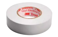 7100080344 Temflex 1300, белая, универсальная изоляционная лента, 19мм х 20м х0,13мм