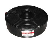 Кабель коаксиальный RG-6U, 75 Ом (CCS, оплетка 32 нити AL), наружный, черный (100м) NETKO Optima