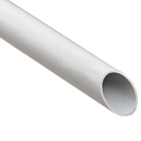 Труба гладкая ПВХ жесткая 40 мм, 3м серая