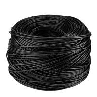 картинка кабель внешний медный витая пара u/utp, cat 5e, pe, 4pr, 24awg, solid, черный, 305м, rexant