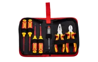 12-4691-3 Набор диэлектрического инструмента RI-01, тканевый пенал, 7 предметов, до 1000В