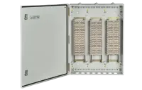 Шкаф распределительный телефонный настенный ШРН-В/450-Р-ПВТ-10(с плинтами) ССД