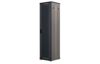 изображениеШкаф телекоммуникационный напольный 19", 47U (800x1000), ШТ-НП-М-47U-800-1000-C-Ч, передняя дверь стекло, черный ССД