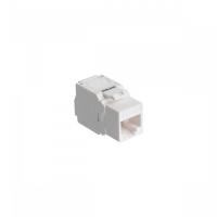 Розеточный модуль NTSS PREMIUM Keystone RJ45 UTP CAT6A 180 градусов безинструментальный белый ver2