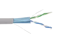 LC1-C5E02-311 ITK Кабель связи витая пара F/UTP, кат.5E 2х2х24AWG solid, PVC, 500м, серый