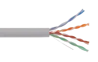LC2-C5E04-111 ITK Кабель связи витая пара U/UTP, кат.5E 4х2х24AWG PATCH, 500м, серый
