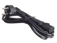 изображениеКабель питания (евровилка - штекер IEC C13) 3*0,75мм2, 1,8м, черный, NETKO Optima