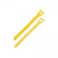 Хомут липучка 210х16 желтый (упак 20шт)