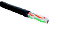 картинка 19c-u6-09bl-b305 кабель категории 6, u/utp, 4 пары, 23 awg, нг(a)-hf, внешней/внутренней прокладки, черный, коробка 305 м