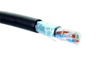 картинка 19c-f6-09bl-b305 кабель категории 6, f/utp, 4 пары, 23 awg, нг(a)-hf, внешней/внутренней прокладки, черный, коробка 305 м