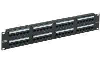 PP48-2UC5EU-D05L ITK 2U патч-панель кат.5Е UTP, 48 портов (Dual)