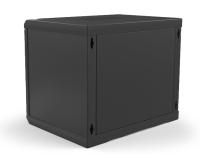 изображениеHyperline TWL-0630-SR-RAL9005 Шкаф настенный 19-дюймовый (19"), 6U, 367x600х300мм, стальная дверь, несъемные стенки, 1 пара профилей, цвет черный (RAL 9005) (собранный)
