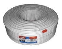 Кабель коаксиальный RG-59U, 75 Ом (CU, оплетка 32 нити AL), белый (100м) NETKO Optima