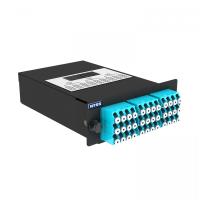 Кассета кроссовая NTSS PREMIUM 3 разъема MTP/UPC (male) 50/125 OМ3, на 36 LC/UPС (9 QLC/UPC), полярность А, черный