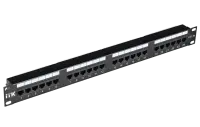 PP24-1UC5ES-D05 ITK 1U патч-панель кат.5Е STP, 24 порта (Dual), с кабельным органайзером