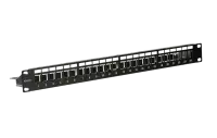 02-0054 REXANT PRO Патч-панель наборная 19", 1U, 24 порта, STP