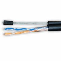 картинка кабель внешний с тросом медный ксвппт cat.5e 2х2х0.52 черный 305м ткз гост росреестр