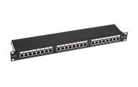 02-0041 REXANT PRO Патч-панель 19", 1U, 24 порта, STP, RJ-45, CAT 5e