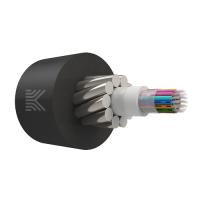 Кабель оптический в грунт с центральной трубкой бронированный стальной проволокой, G.652.D, 24 волокна, 8 кН от ооо комтел 