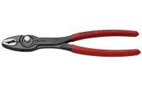 KN-8201200 TwinGrip клещи с фронтальным и боковым захватами, зев 4-22 мм, длина 200 мм, обливные ручки