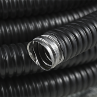 Металлорукав в ПВХ-изоляции негорючий 50 мм черный (20м)