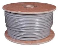 картинка кабель внутренний медный витая пара f/utp, cat 5е, lszh нг(а)-hf, 25pr, 24awg, solid, серый, 305м, рф rexant