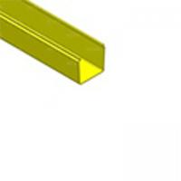 Лоток пластиковый оптический NTSS, 60*60 мм, 2 метра, желтый