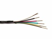 Кабель Телефонный 6с, CCS, 100м, плоский, черный NETKO Optima