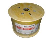 картинка кабель f/utp 4 (ftp4 ) cat.6, 4 пары 23 awg bc, 305м, одножильный, экранированный с крестовиной, 305м, серый, fluke test, netko expert скс