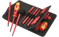 WE-059030	Kraftform Kompakt VDE 17 Universal 1 Набор насадок с 2 отвёртками-битодержателями, 17 пр.