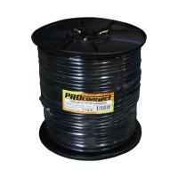 Кабель КВК-П-2 +2x0,75 мм² (Cu/CCA) (96) черный, 200 м, PROconnect