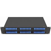 КТ-КСП-2U-48-SCU-Ч | Кросс стоечный  48 SM SCU 2U 6х8 укомплектованный ПРЕДСОБРАННЫЙ ЧЕРНЫЙ
