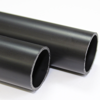 Труба гладкая ПВХ жесткая 63 мм, 3м черная