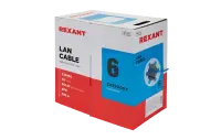 01-0047 Кабель витая пара REXANT UTP 4PR 23AWG, CAT6 (бухта 305 м)