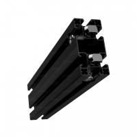 Профиль изолированной системы NTSS опорный для установки секций крыши, длина 750мм, 40Х80, черный RAL 9005