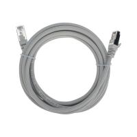 Патч-корд F/UTP, CAT 6, RJ45-RJ45, 26AWG, LSZH, серый, 3м REXANT