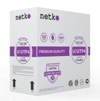 картинка кабель u/utp4 cat.5e, 4 пары 24 awg bc, 305м, нг(а)-hf lszh - малодымный, не содержащий галогенов; фиолетовый; одножильный, fluke test, netko expert скс