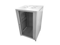 изображениеШкаф напольный 19" Netko 42U серия Optima (600х800х2022), передняя дверь стекло, серый, разобранный