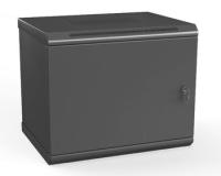 изображениеHyperline TWL-0930-SR-RAL9005 Шкаф настенный 19-дюймовый (19"), 9U, 500x600х300мм, стальная дверь, несъемные стенки, 1 пара профилей, цвет черный (RAL 9005) (собранный)