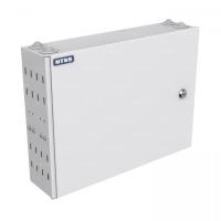 Кросс NTSS оптический настенный частично укомплектованный 48 портов SC (планка SC 24 порта - 2шт, сплайс-кассета-2шт) серый RAL 7035