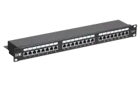 PP24-1UC6S-D05 ITK 1U патч-панель кат.6 STP, 24 порта (Dual), с кабельным органайзером